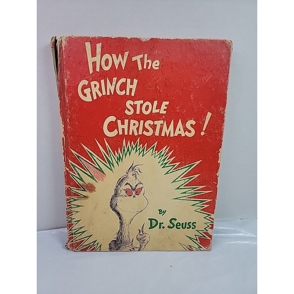 How the Grinch Stole Christmas by Dr. Seuss 1957 HC 1st Edition Book Club Ed.